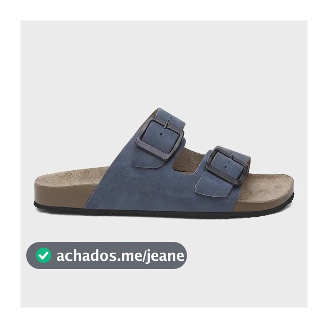 Sandália Masculina Chinelo Em Couro An Birk 34 Ao 44