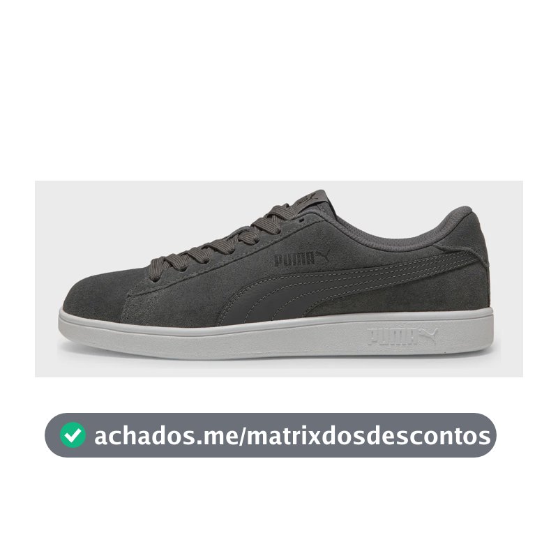 Tênis Smash V2 Puma Cinza 41 Br