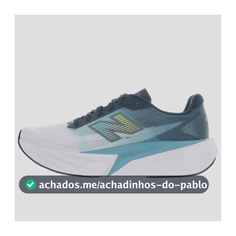 Tênis New Balance Fuelcell Rebel V5 Verde Azulado Masculino Verde-escuro Verde Escuro 42 Br