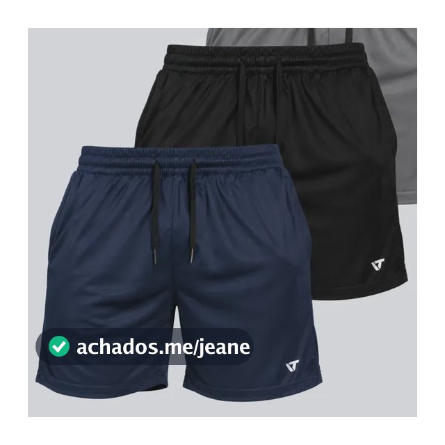Kit 3 Shorts Esportivo Treino Academia Dryfit Premium