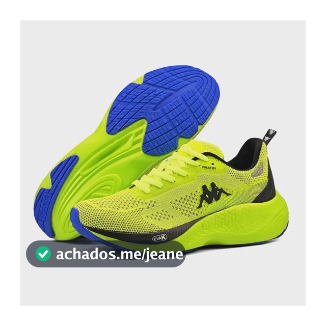 Tênis Kappa Pulse Rx Unissex Corrida Conforto