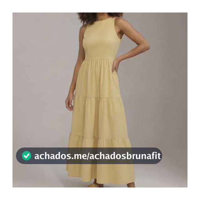 Vestido Midi Três Marias Viscose Linho Com Bolsos Laterais