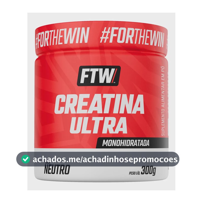 Creatina FTW em pó Sem sabor x 300g