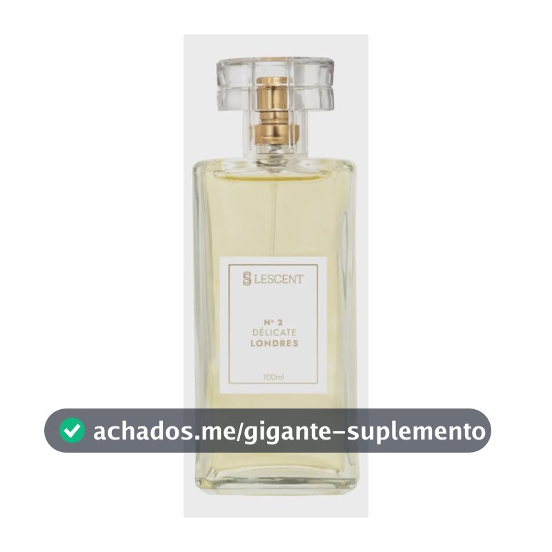 Perfume Deo Colônia Lescent N2 Delicate Londres 100ml Feminino