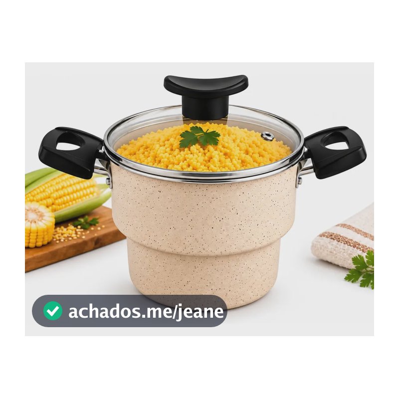 Cuscuzeira Granito Premium Panela a vapor