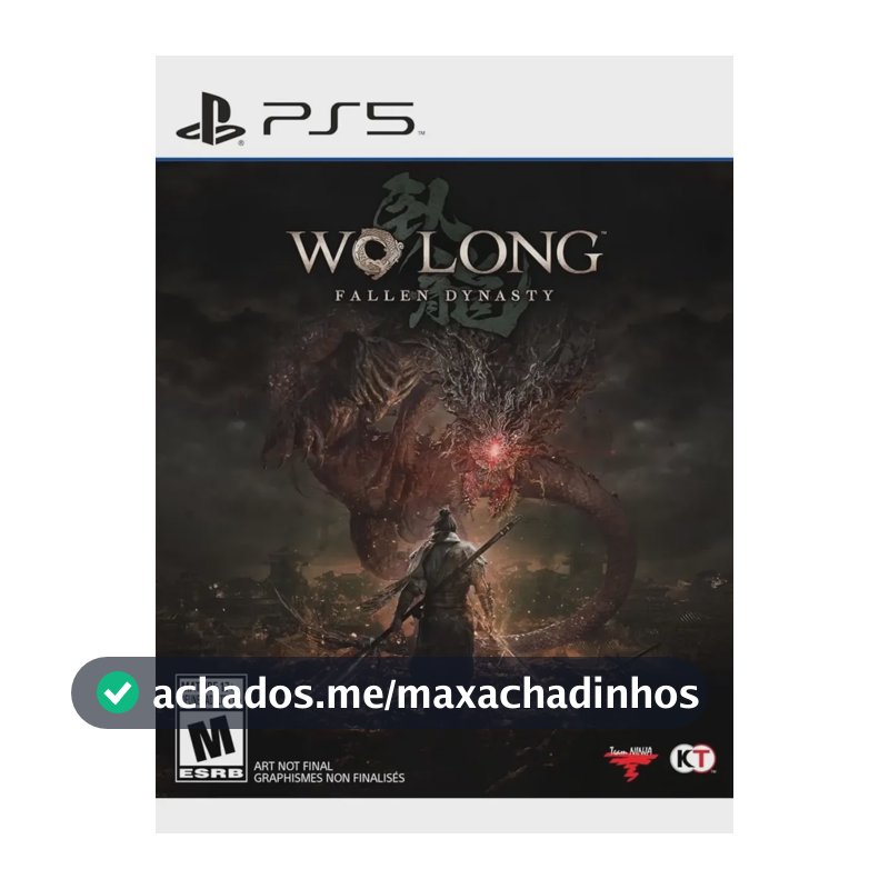 Jogo Wo Long Fallen Dynasty Ps5 Midia Fisica