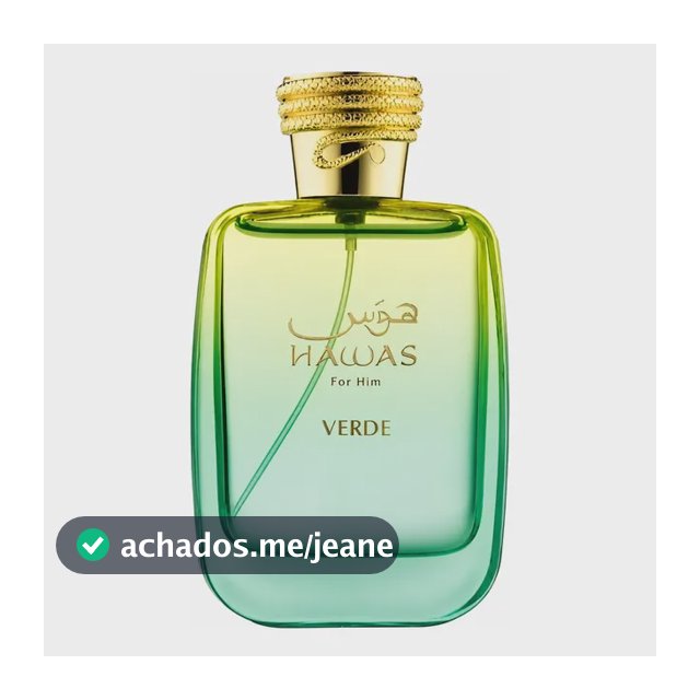 Perfume Rasasi Hawas Verde 100ml Lacrado Original Com Nf