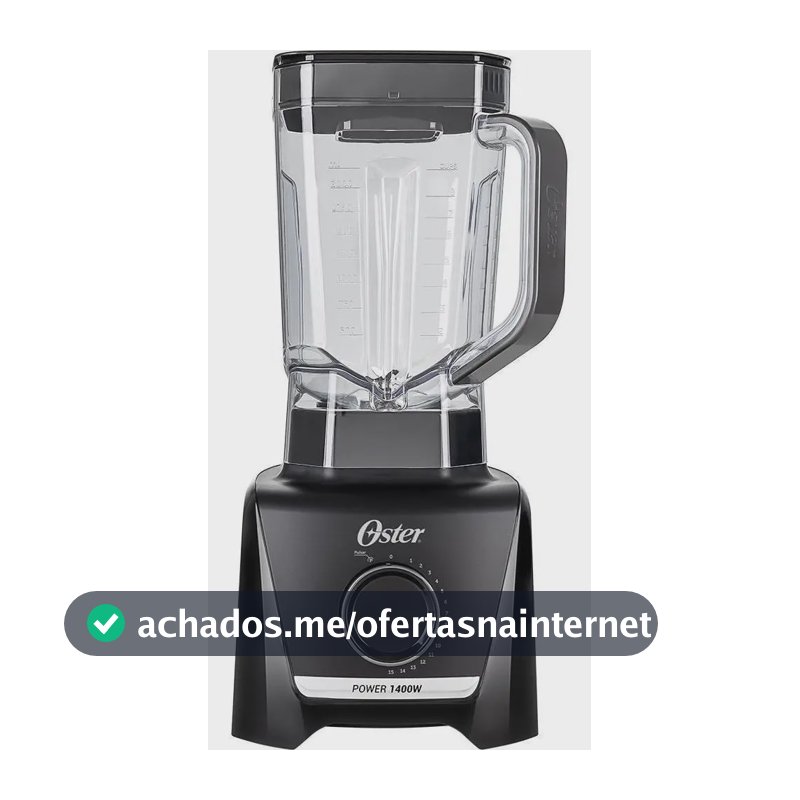 Liquidificador Oster OLIQ610 1400w Full 3,2L Cor Preto