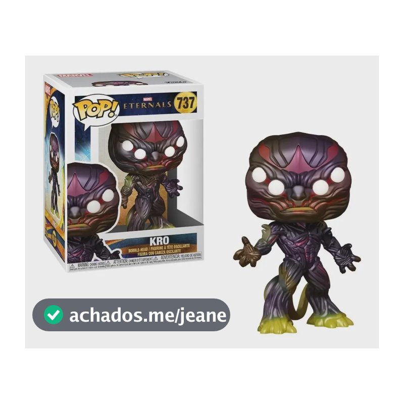 Boneco Funko Pop Marvel Eternals Kro #737