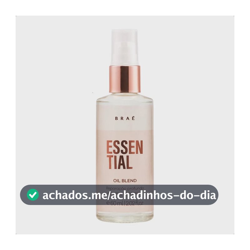 Braé Essential Oil Blend Reparação E Proteção Térmica 60ml