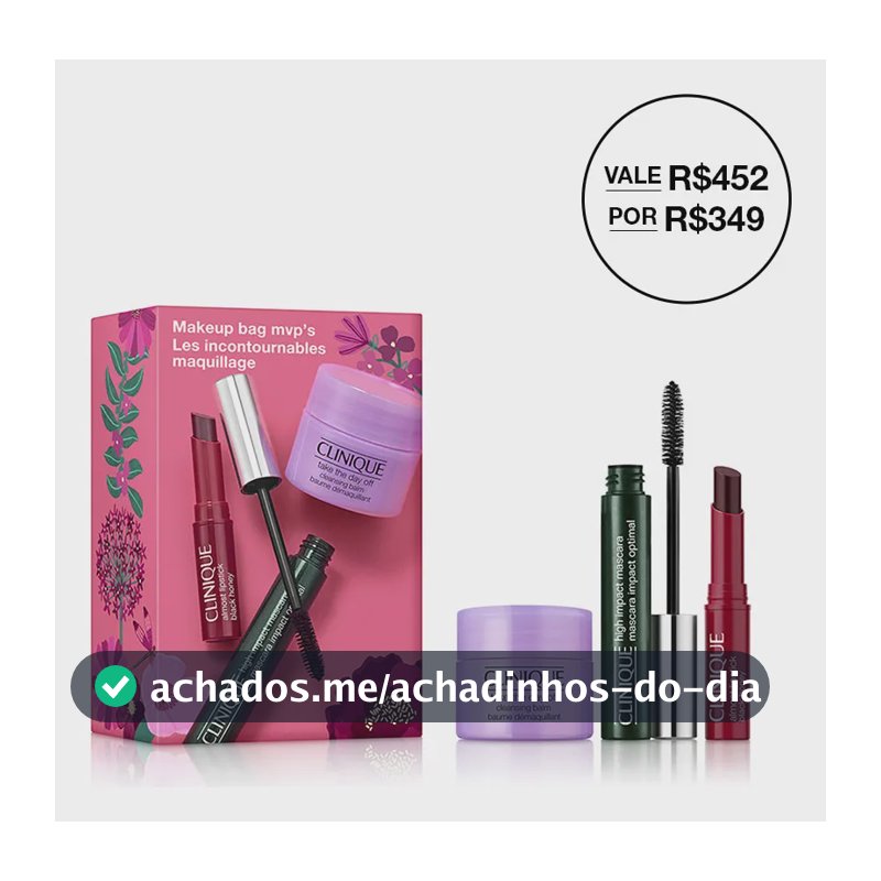 Kit Mais Amados De Maquiagem - Máscara De Cílios, Batom Blac