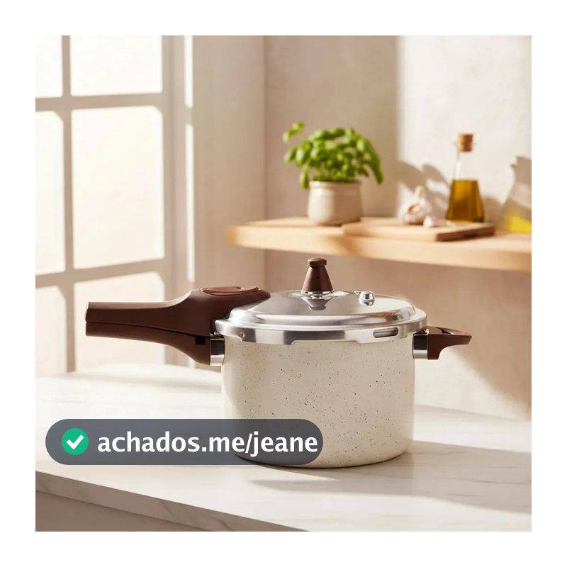 Panela De Pressão Brinox Pressure 4,2l Ø20 X 14,5 Cm Vanilla Baunilha