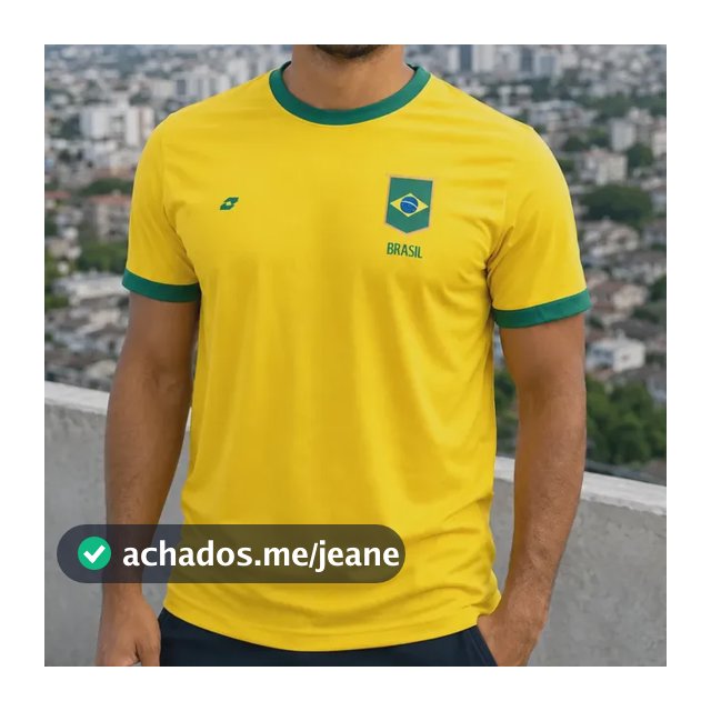 Camisa Direita Brasil Copa Mundo Seleção Patria Amarela