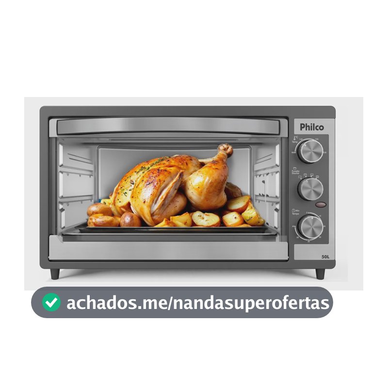 Forno Elétrico Philco 50L Dupla Resistência PFE52P