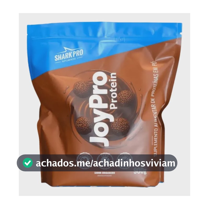 Whey Protein Joypro 100% Gourmet + Colageno 900g - Shark Pro Brigadeiro