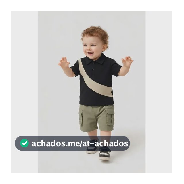Baby Summer Polo Shirt & Cargo Shorts Set Army Green 12-18m