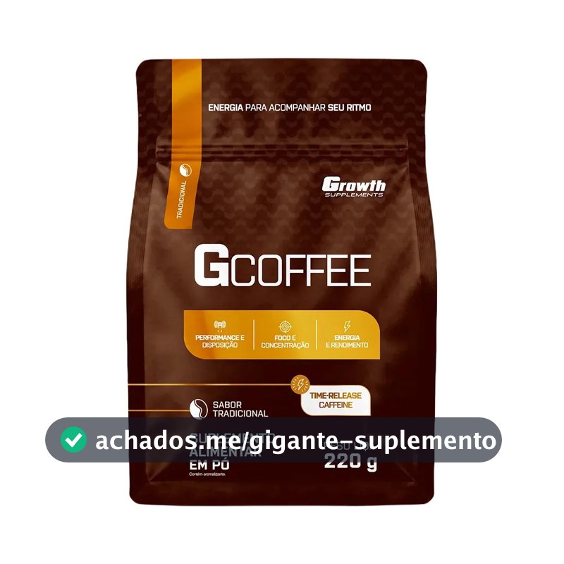 Gcoffee 220g Pouch Growth Supplements - Sabores Variados Tradicional
