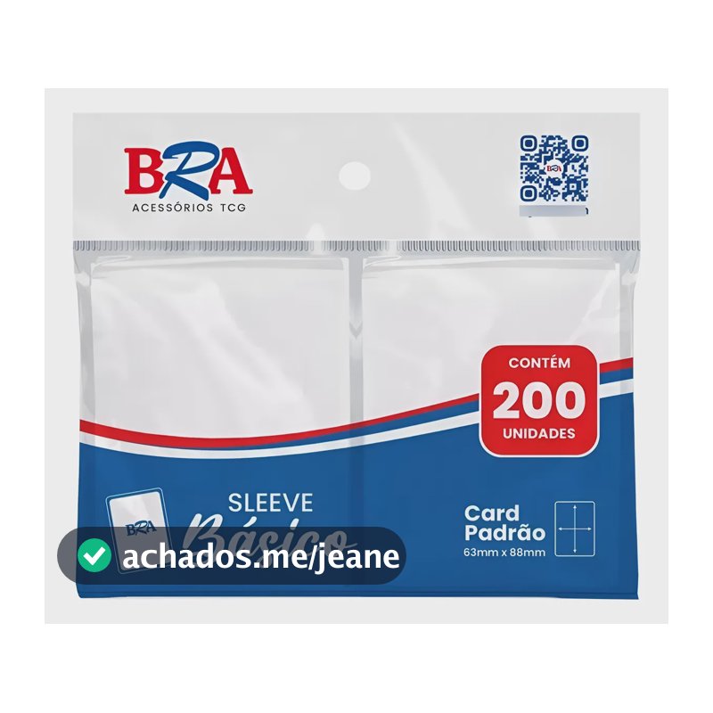 200 Sleeve Trasparente Bra Para Cards Pokemon, Magic Outros Transparente