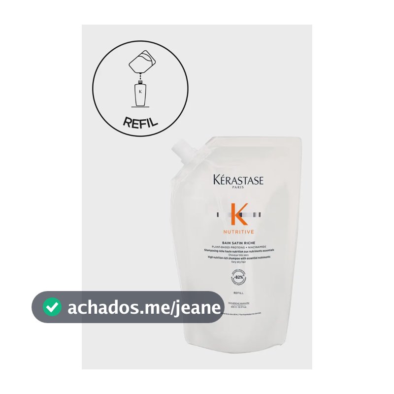 Shampoo Bain Nutritive Satin Riche Refil 500ml Kérastase