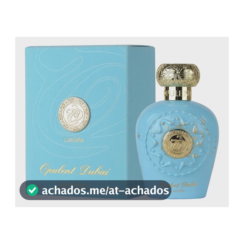 Perfume Árabe Lattafa Opulent Dubai Eau De Parfum 100 ML