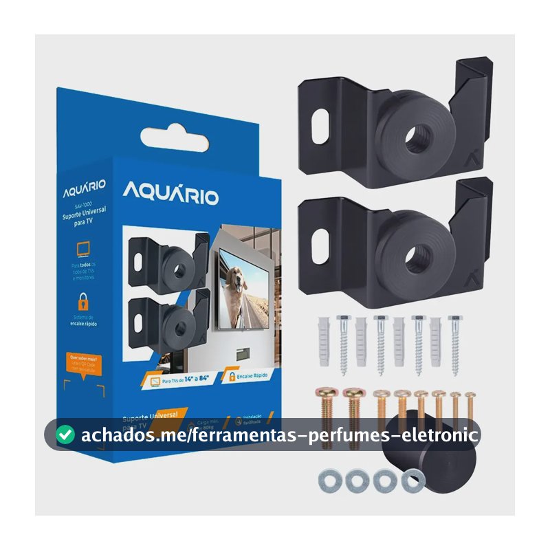 Suporte Universal Fixo Painel Tv Led Lcd 14 À 84 Polegadas Preto