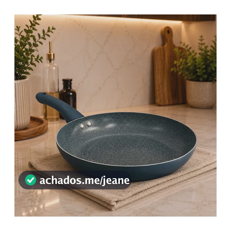 Frigideira Cerâmica Antiaderente 24cm Indução Azul