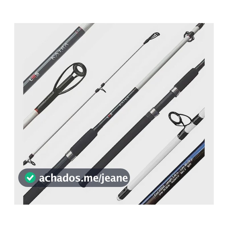 Vara De Pesca Molinete Lumis Katra 2.70m-50lbs - 2 Partes