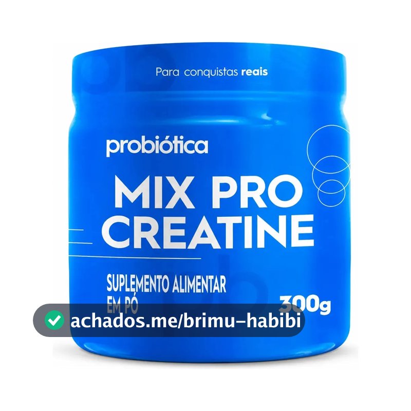 Creatina Probiótica Professional Line Alimentar Em Pó Mix Sem sabor x 300g