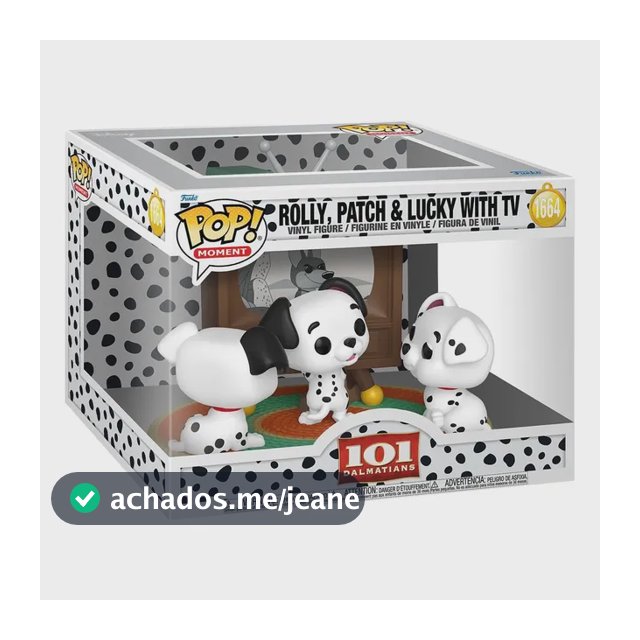 Figura Funko Pop! 101 Dálmatas Filhotes 9,5cm