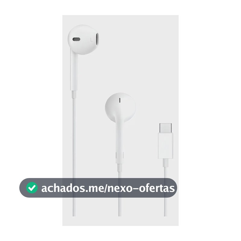 Apple Earpods Fone de ouvido USB-C Branco Distribuidor Autorizado - Distribuidor Autorizado