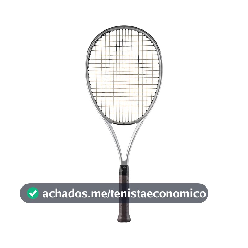 Head Arthur Ashe Competition 2025 Silver Racket Grip Tamanho 4 3/8