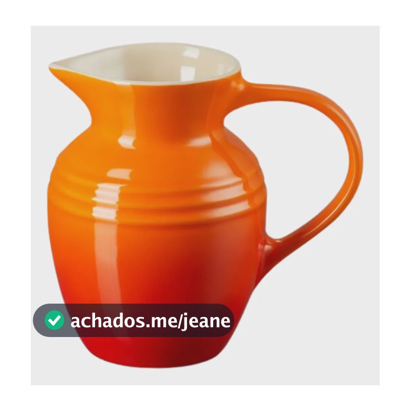 Jarra De Cerâmica 600 Ml Laranja Le Creuset Laranja