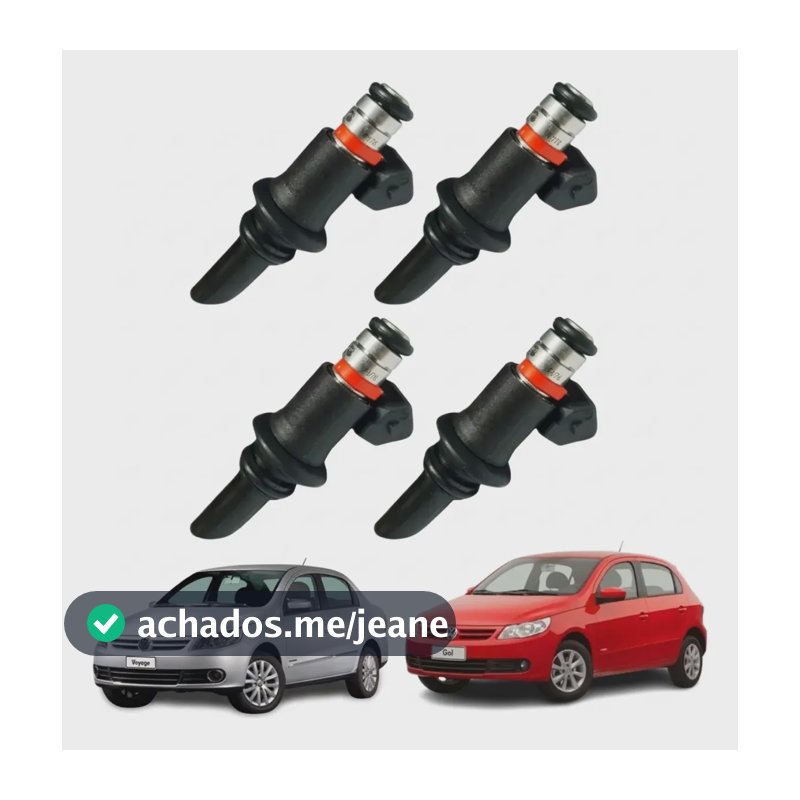 Kit 4 Bicos Injetores Fox Gol G4 G5 Voyage Iwp176