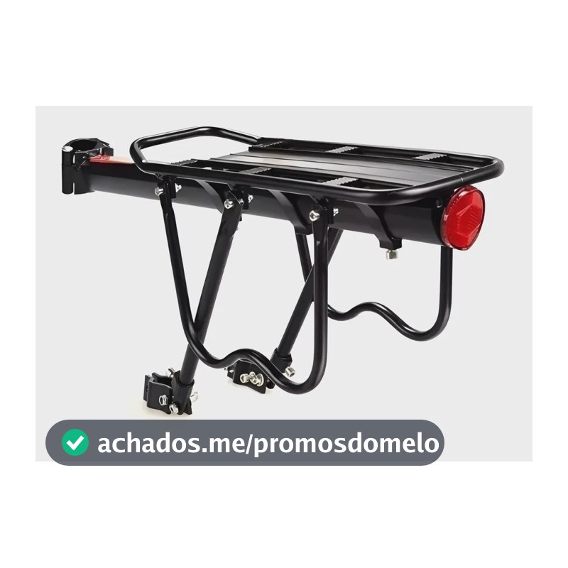 Bagageiro Traseiro Alumínio Miss Cosmeticos Para Bike 50kg Aro 26-29