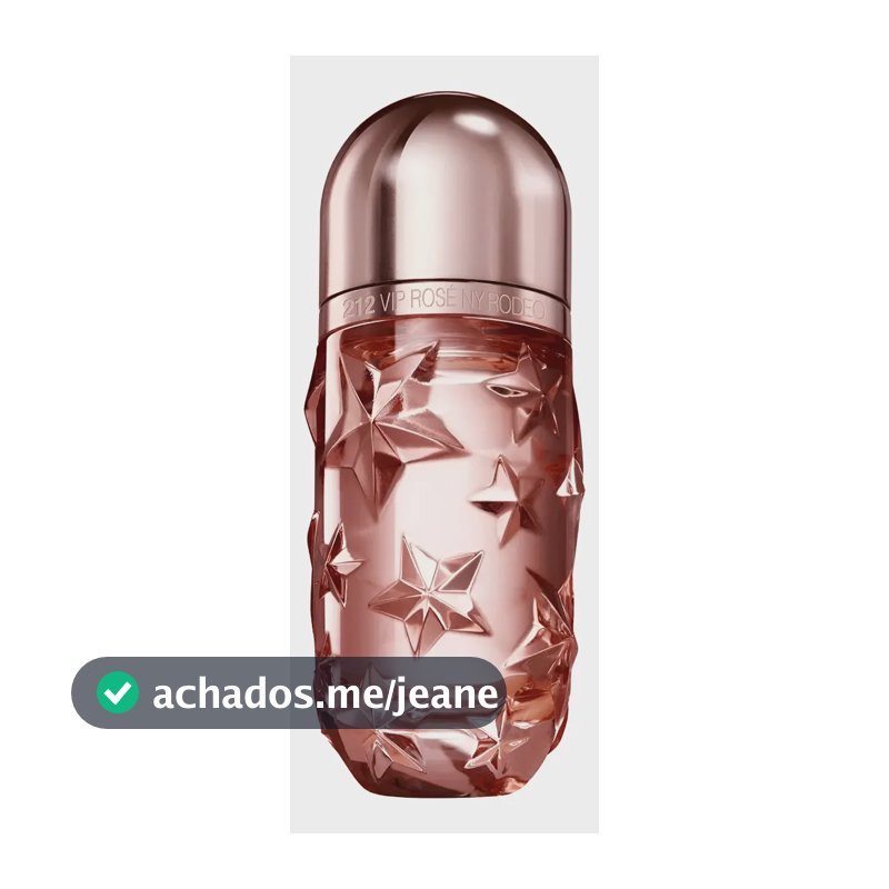 Perfume Feminino 212 VIP Rosé NY Rodeo Carolina Herrera Eau de Parfum 80ml - Floral Frutado - Edição Limitada