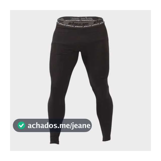 Calça Térmica Plus Size 2° Pele Extra Grande Com Compressão