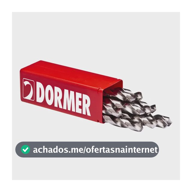 Broca Paralela Hss Dormer A114 12.8mm Din338