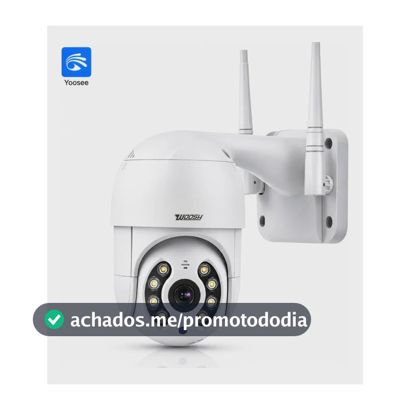 Câmera De Segurança Wifi Yoosee Externa Mini Dome Full Hd Infravermelho Prova D'água Woosh