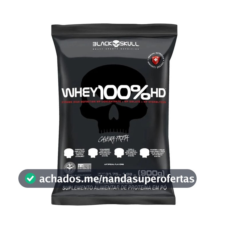 Whey Protein Concentrado Wey Black Skull 100% Puro Sabor Chocolate