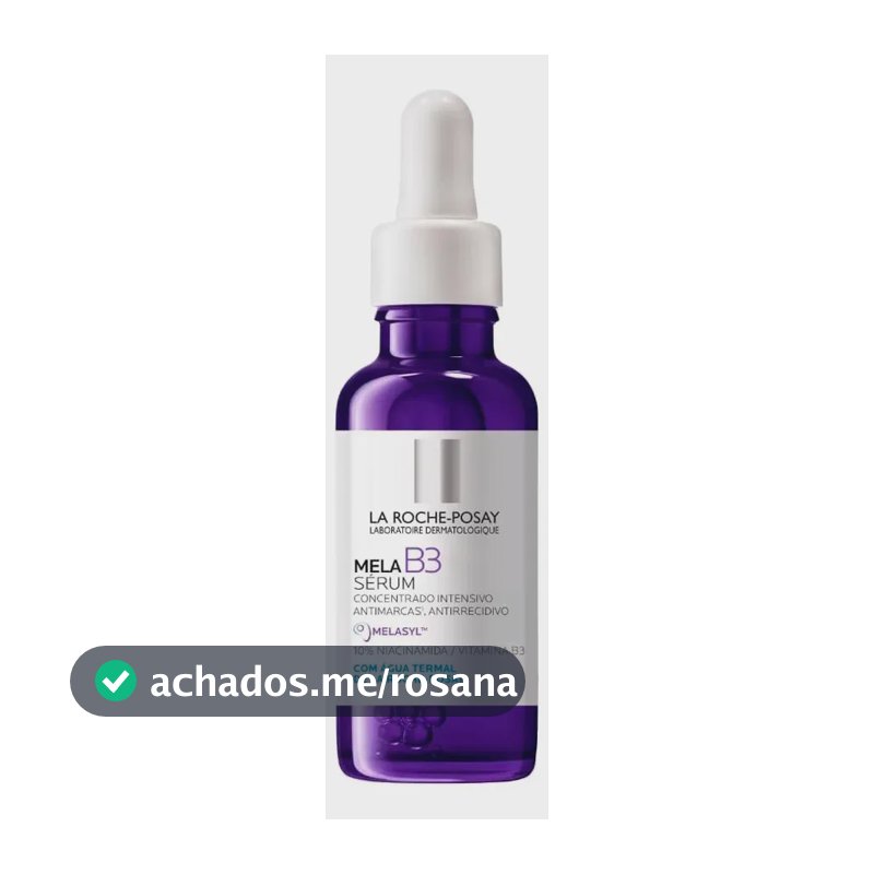 Sérum Antimanchas com Melasyl e Niacinamida para Todos os Tipos de Pele que Corrige Manchas Persistentes, Unifica o Tom e Ilumina, sem Perfume, Mela B3 La Roche‑Posay 15ml