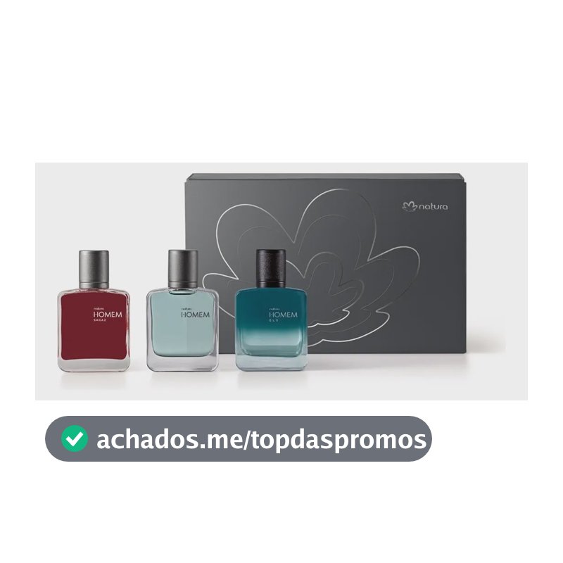 Coleção Especial Miniaturas De Natura Homem 3un 25ml
