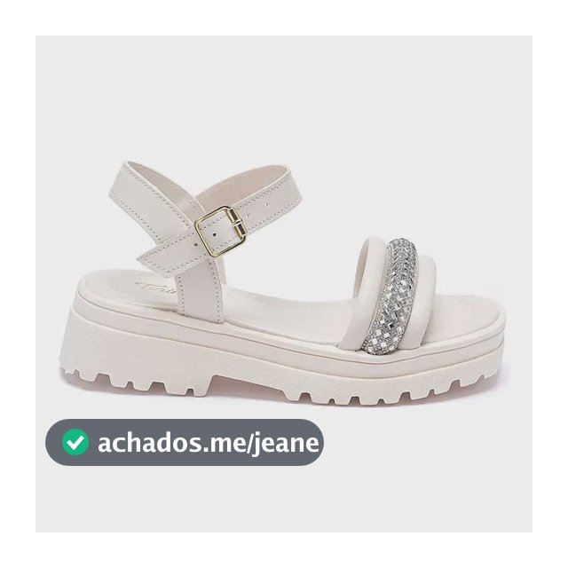 Sandália Feminina Infantil Brilho Strass Tendência Moda