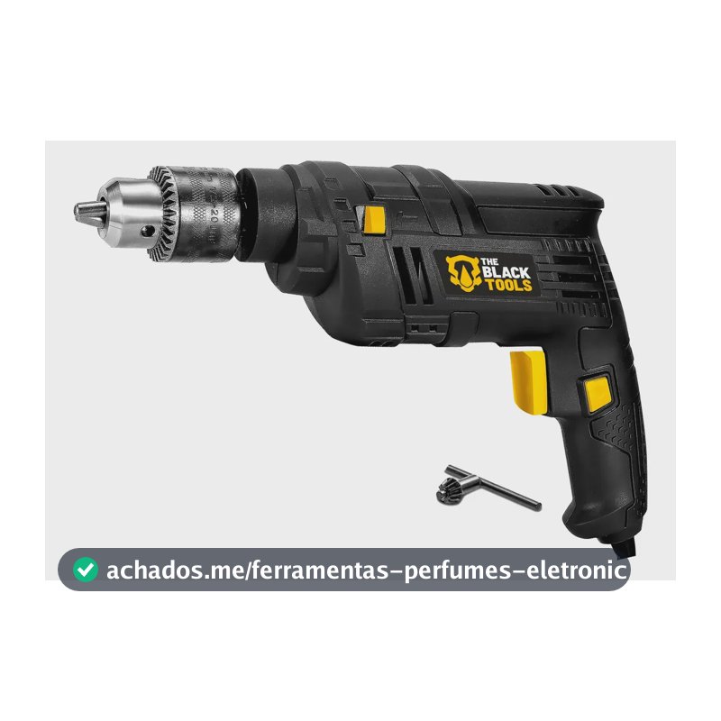 Furadeira Elétrica De Impacto 550w 3/8 10mm Profissional Tbf550 The Black Tools
