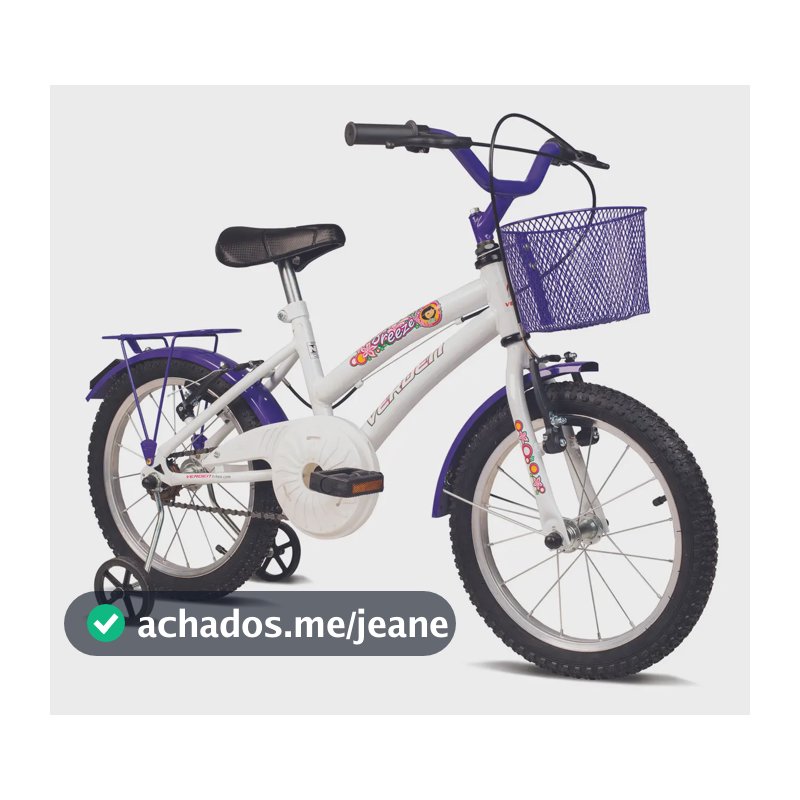 Bicicleta Infantil Verden Breeze Aro 16 cesta - bagageiro