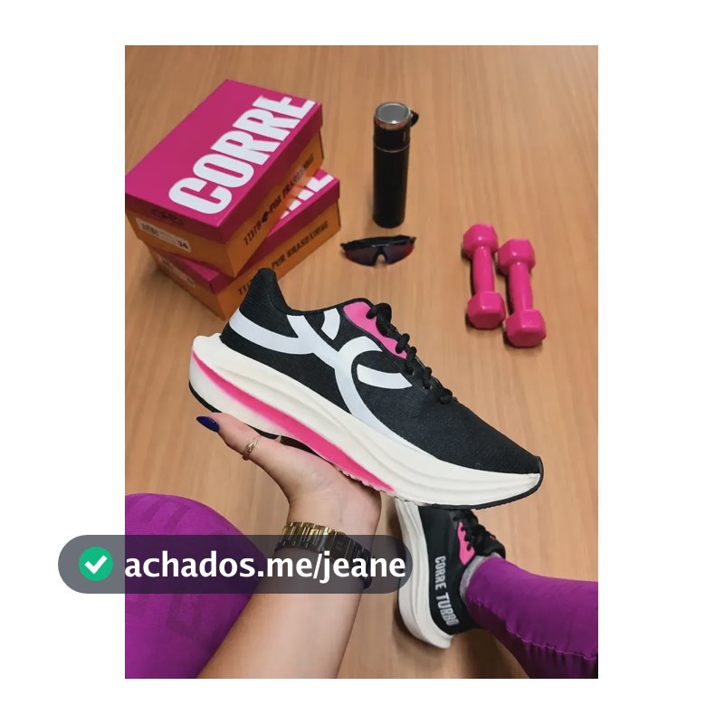 Tenis Olympikus Corre Masculino Feminino 34 Ao 43 Envio 24h Preto/pink Corre 35 Br