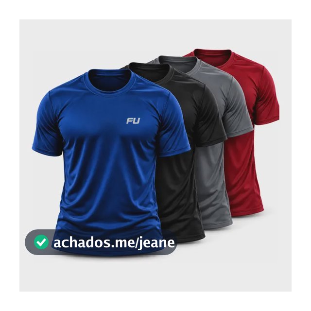 Camisa Dry Fit Kit Com 4 Academia Treino Corrida Premium