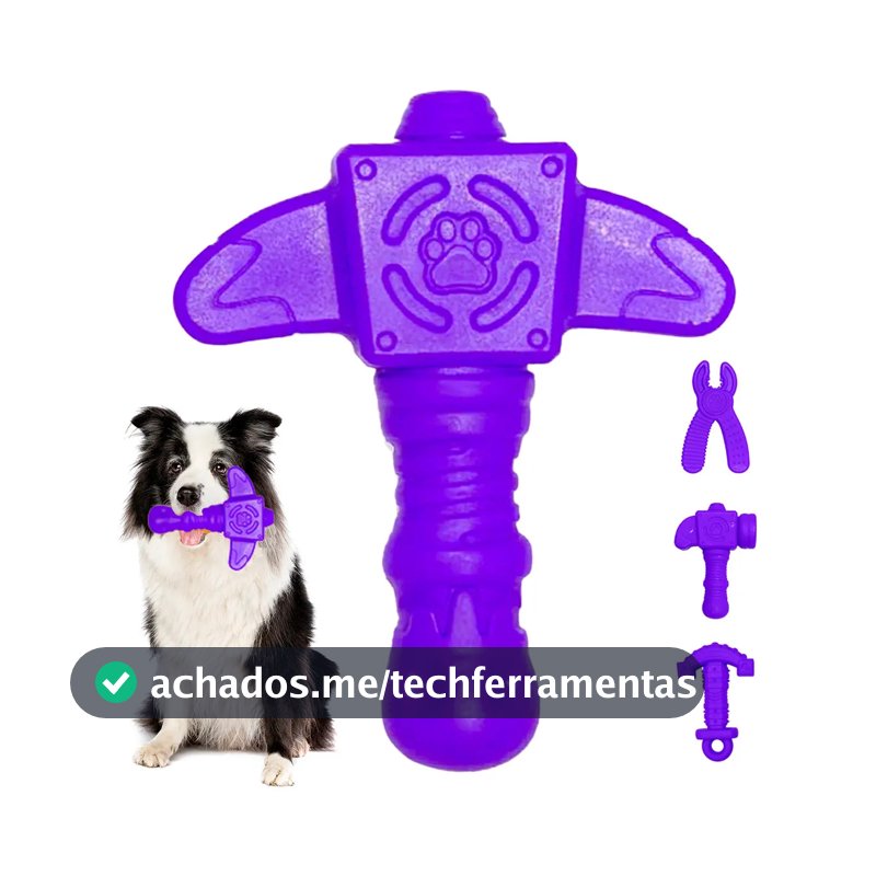 Brinquedo Mordedor Natural Nylon Para Cães Momovida Limpeza Dental Foice
