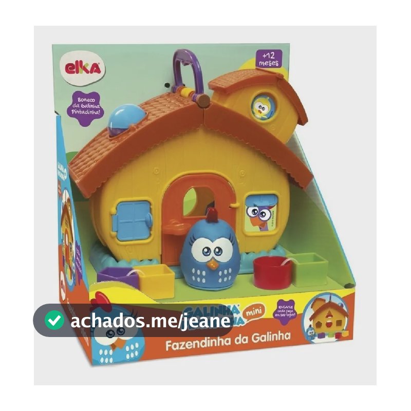 Fazendinha Da Galinha Pintadinha 1088 - Elka Cor Amarelo