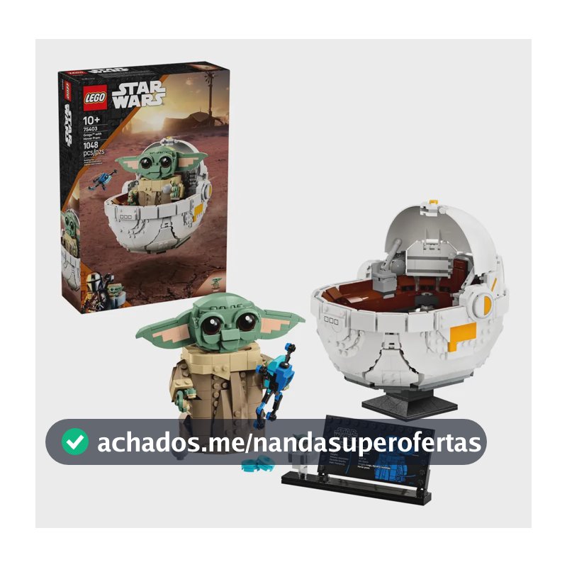 LEGO 75403 Star Wars™ - Grogu™ com berço Hover