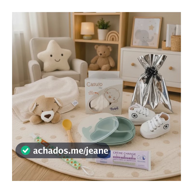Presente Bebê Criativo Chá De Bebê Unissex Neutro Infantil